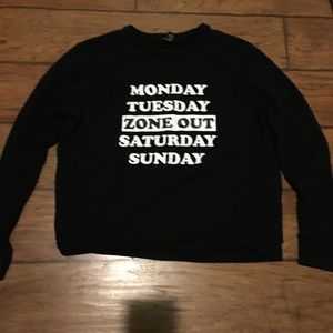 Zone Out Forever 21 Sweatshirt